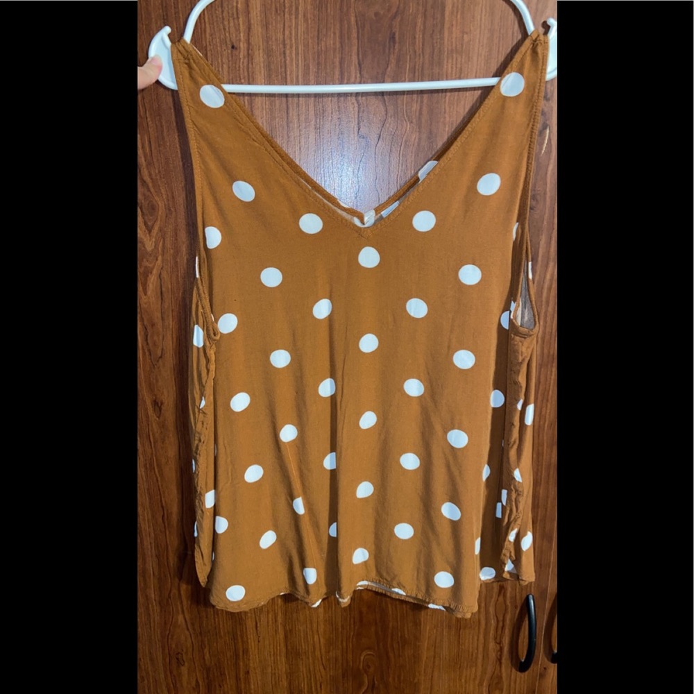 Old navy-mustard brown tank top!